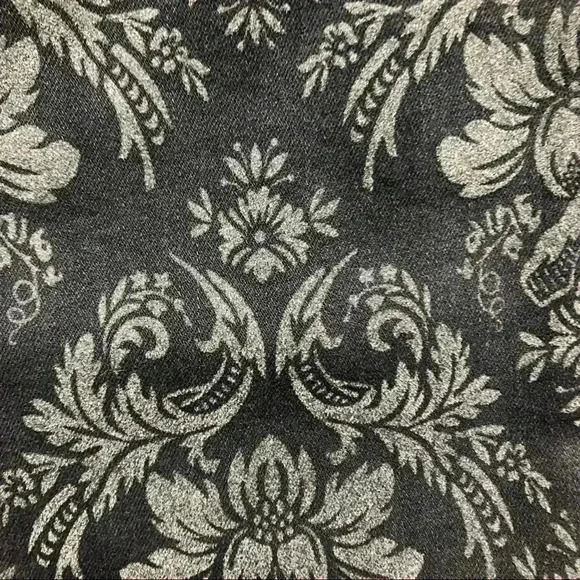 Free People Skinny Jeans Black & Grey Floral Sz 27 - Picture 15 of 16